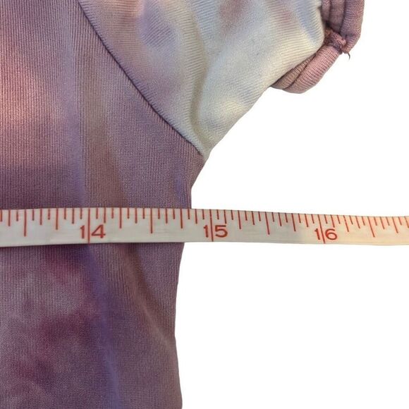 Riley & James Small Pink Cream Tie Dye Short Sleeve Shirt Boho Hippie Festival - Picture 5 of 6